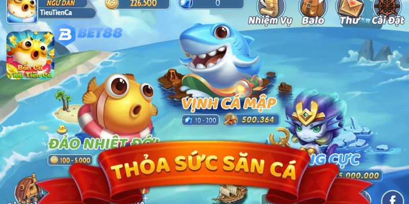 Đắm mình trong thế giới bắn cá Bet88 sôi động